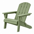 Fauteuil de jardin Adirondack 83 x 76 x 98 cm en plastique vert style classique